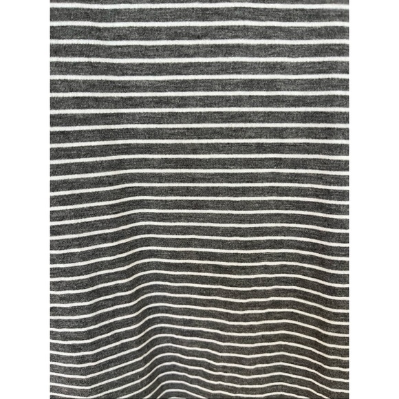 Charter Club Intimates Gray and White Striped Long Sleeve Loungewear Top XXXL - Picture 5 of 6